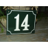 Huisnummer groen 18x15
